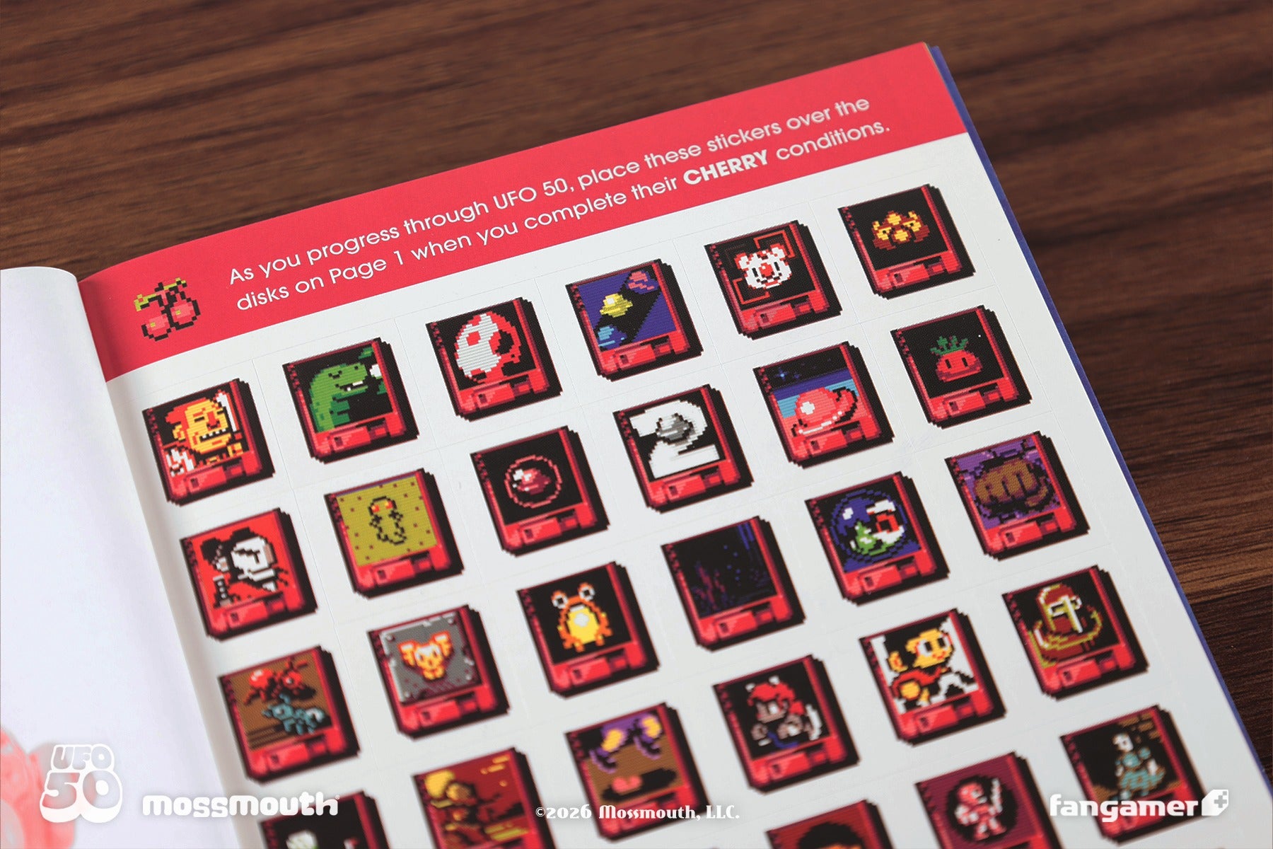 Get tips on all your favorite games without having to dial a hotline or wait for next month's magazine 📚 The UFO Companion is available now at Fangamer- Get it separate or bundled with our UFO 50 Deluxe Edition! 🛸  https://www.fangamer.com/collections/ufo-50?utm_source=facebook&utm_campaign=reheat26-ufo50dx  #UFO50 #Fangamer #Mossmouth