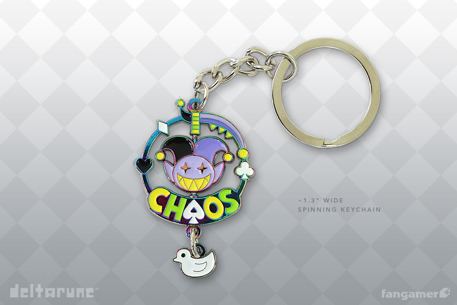 Chaos Revolving Keychain - DELTARUNE