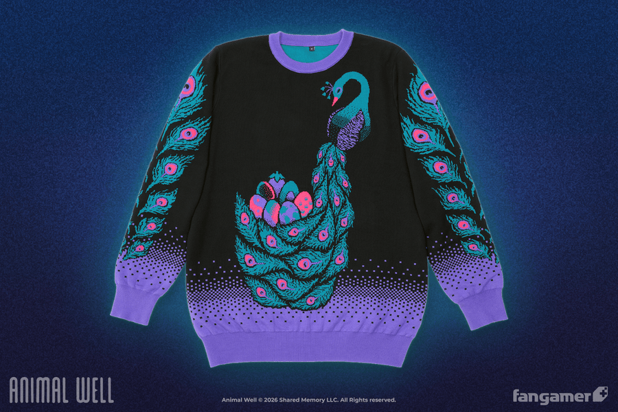 Peacock's Treasure Knit Sweater - Animal Well