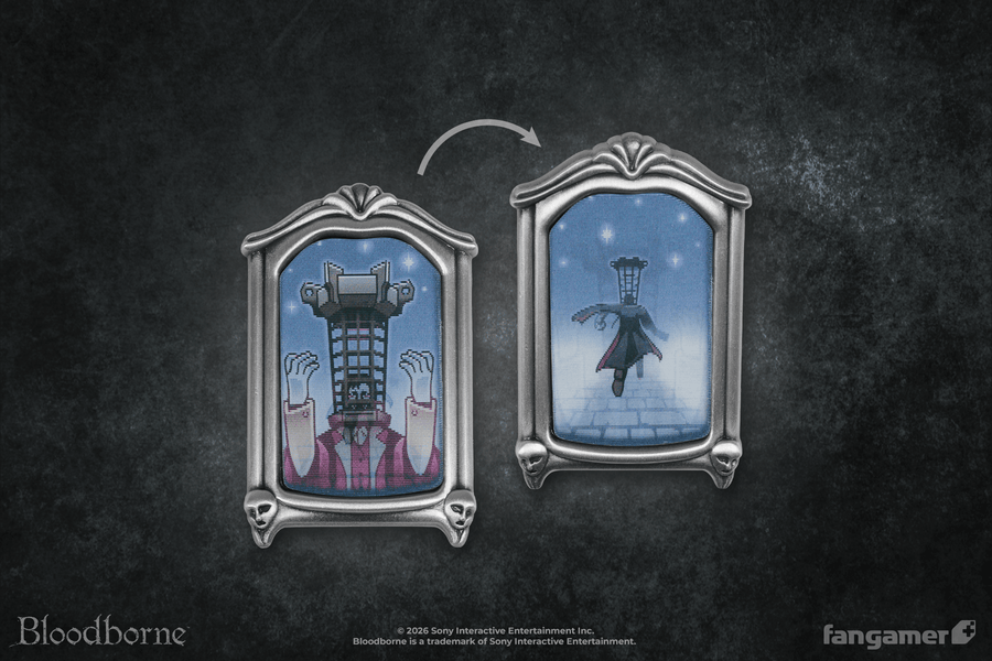 No One Can Catch Us Lenticular Pin - Bloodborne